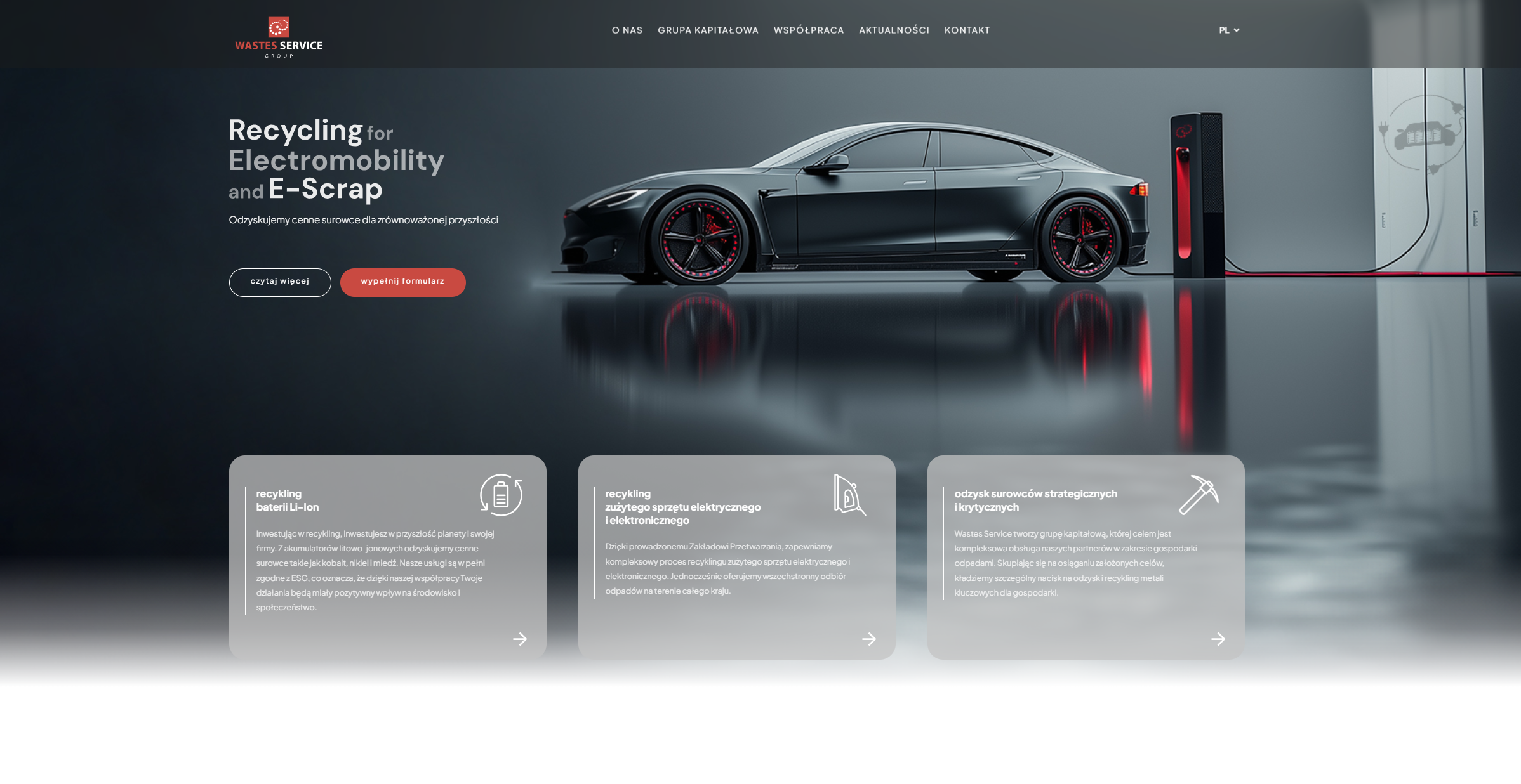 Wastes Service website